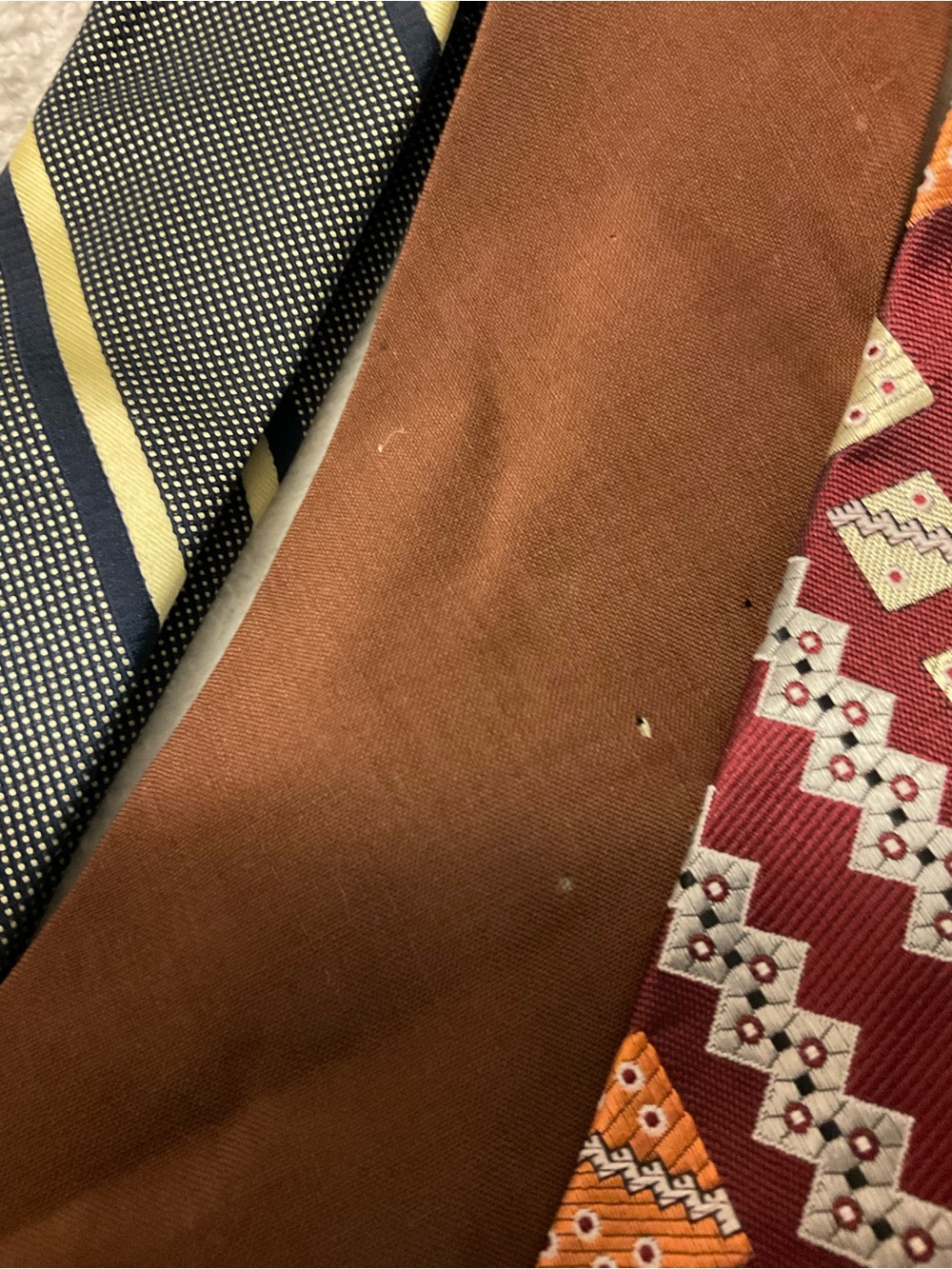 Vintage Mens Ties Lot of 9 Colorful Retro Ties - Picture 4 of 6